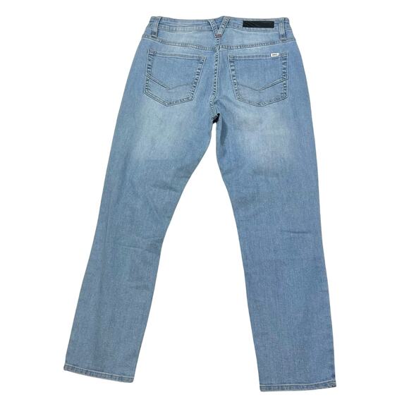 Vans Off the Wall Denim Jeans Women 5/27 Blue Distressed Straight Fit High Rise - Picture 2 of 10